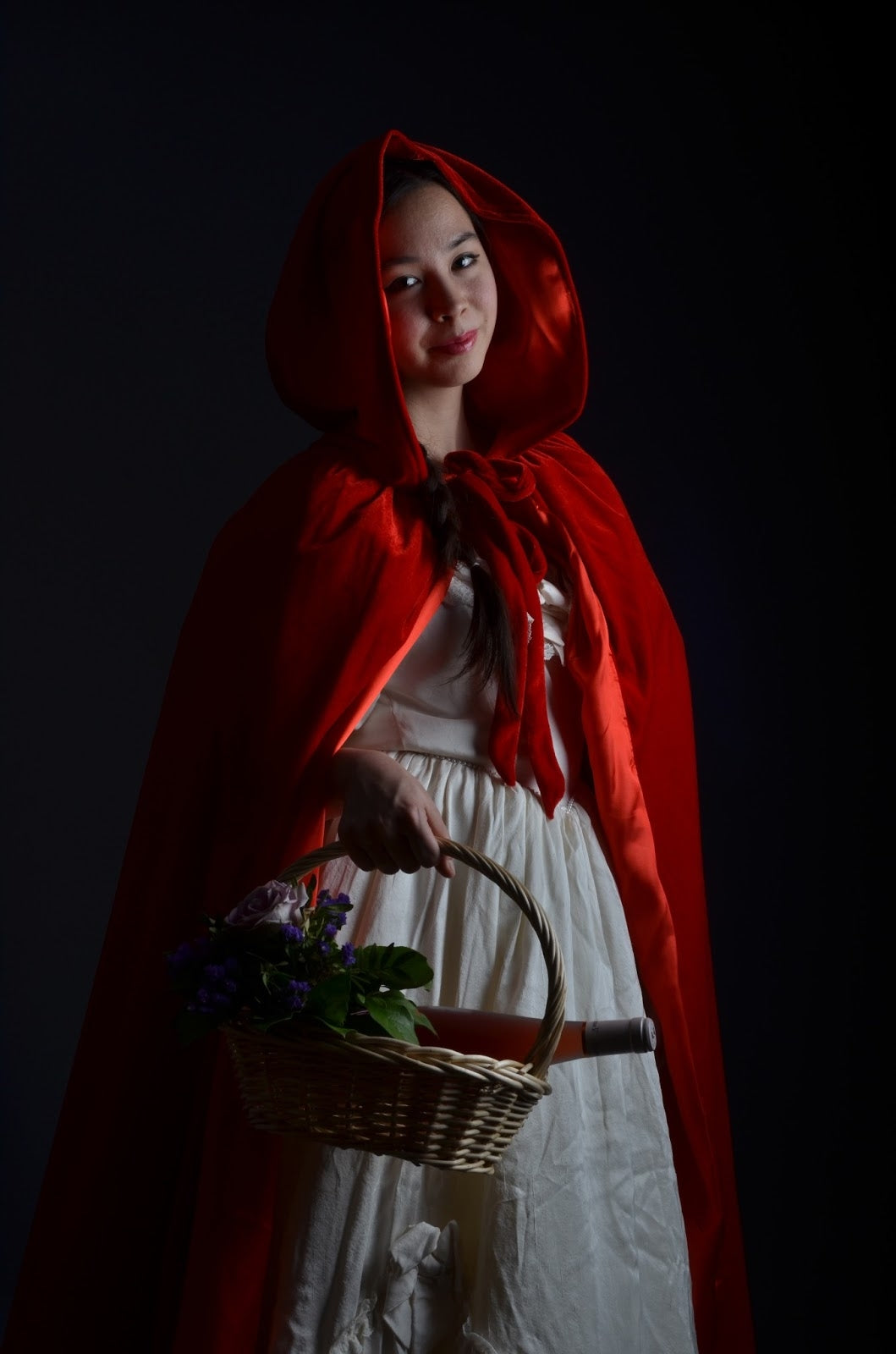 The Little Red Riding Hood Velvet Cape - One Size