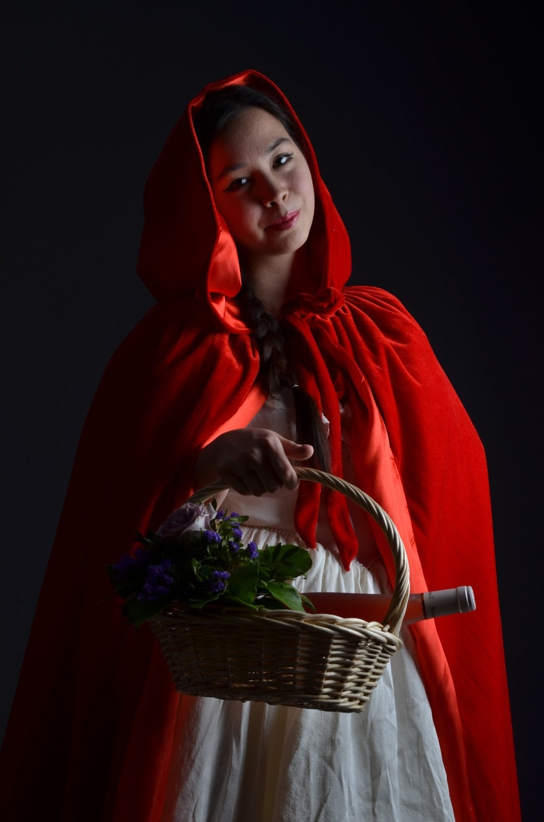 The Little Red Riding Hood Velvet Cape - One Size