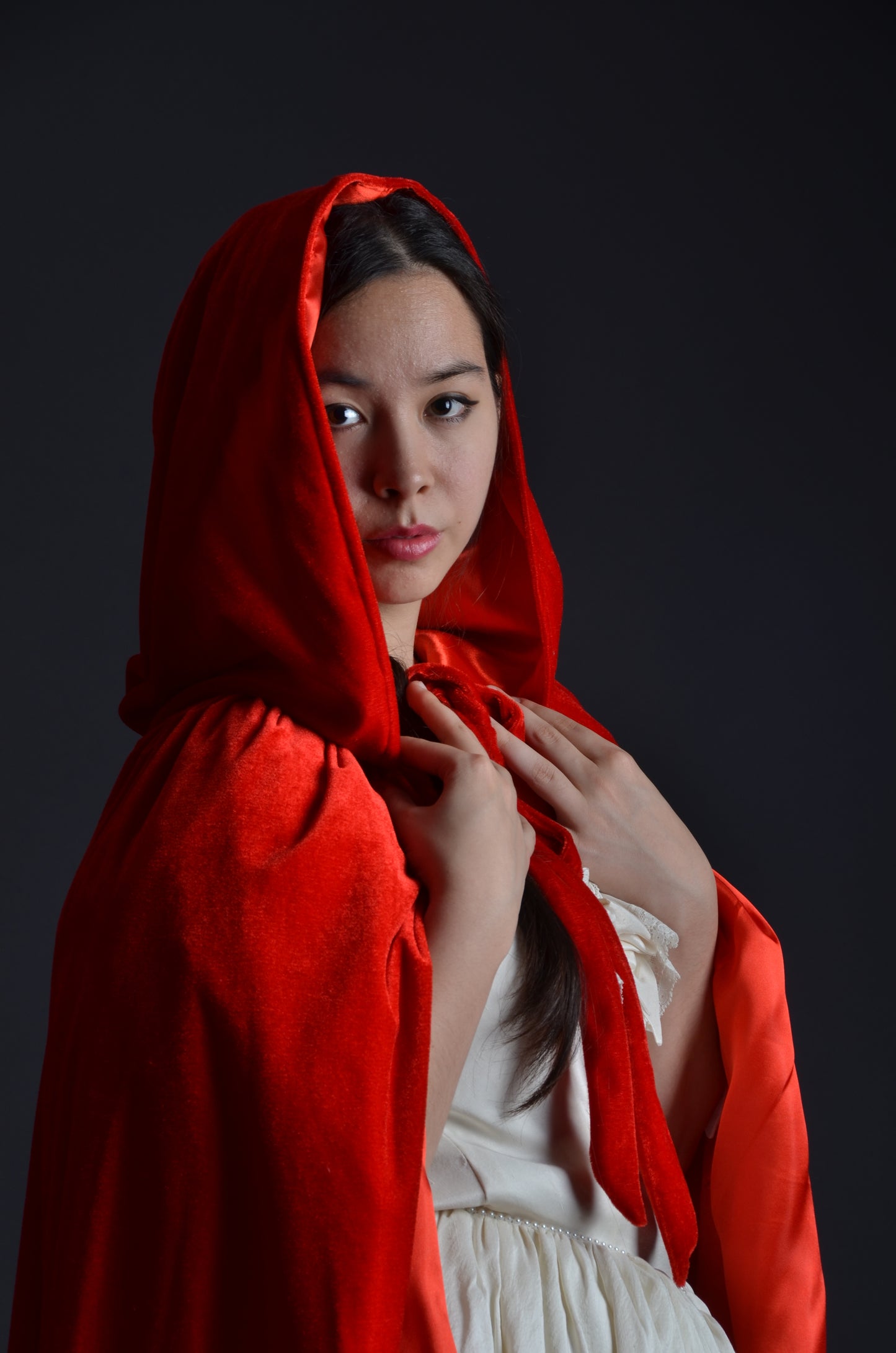 The Little Red Riding Hood Velvet Cape - One Size