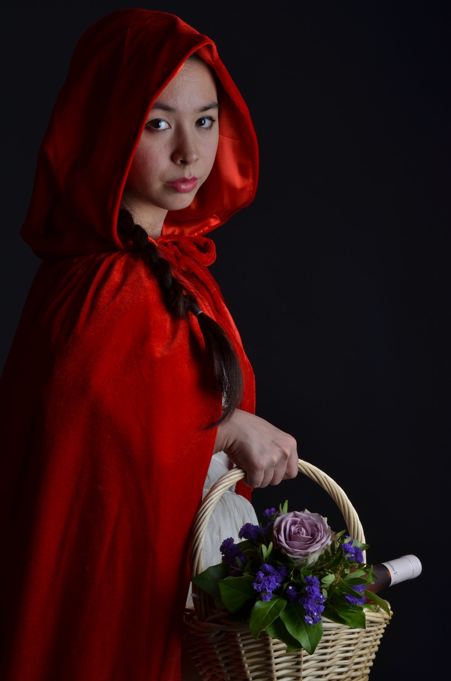 The Little Red Riding Hood Velvet Cape - One Size