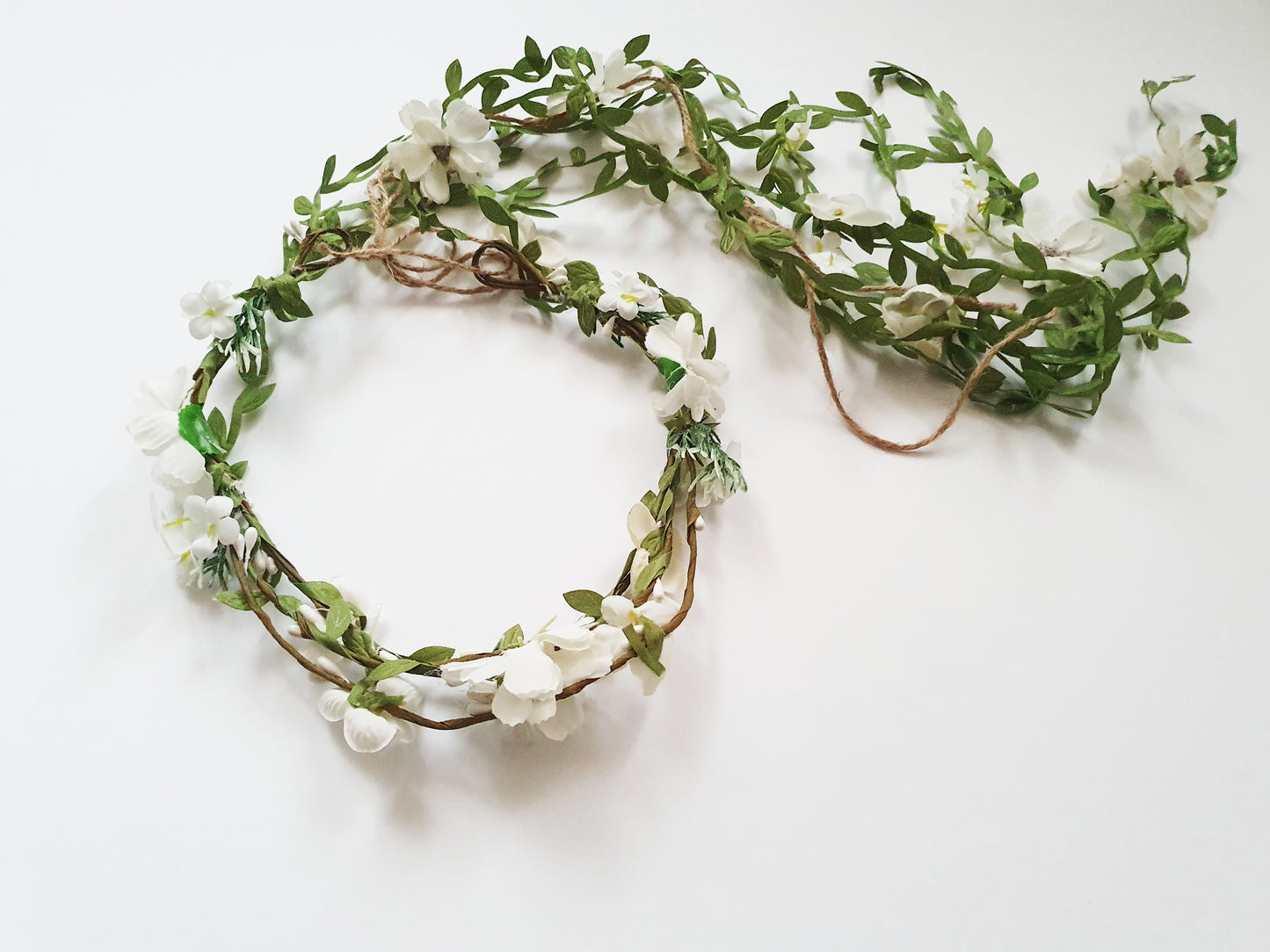 The Elven Princess Flower Crown - White