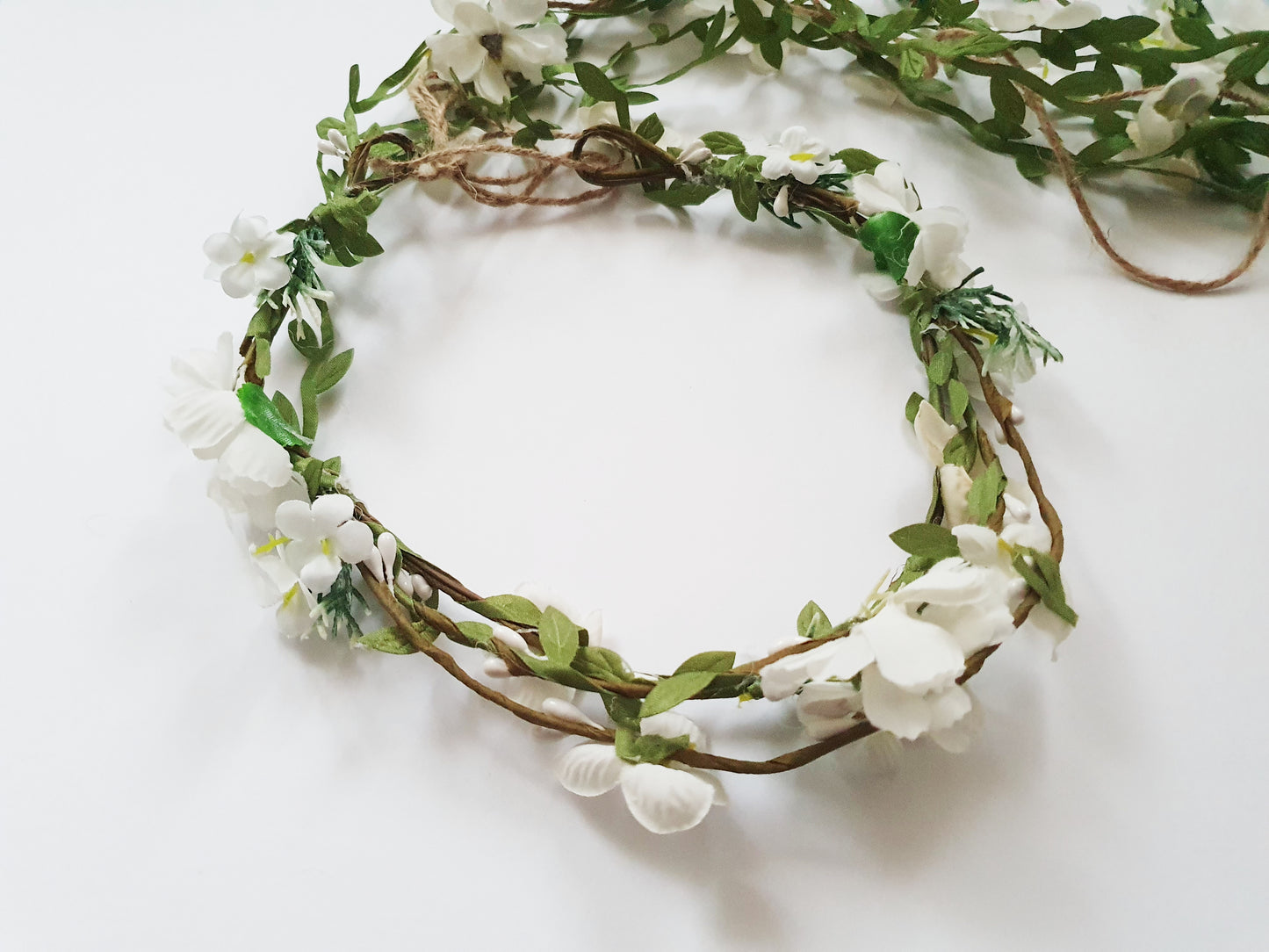 The Elven Princess Flower Crown - White