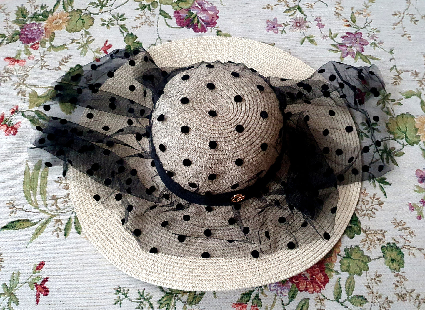 The Polka Dot Lady Straw Hat