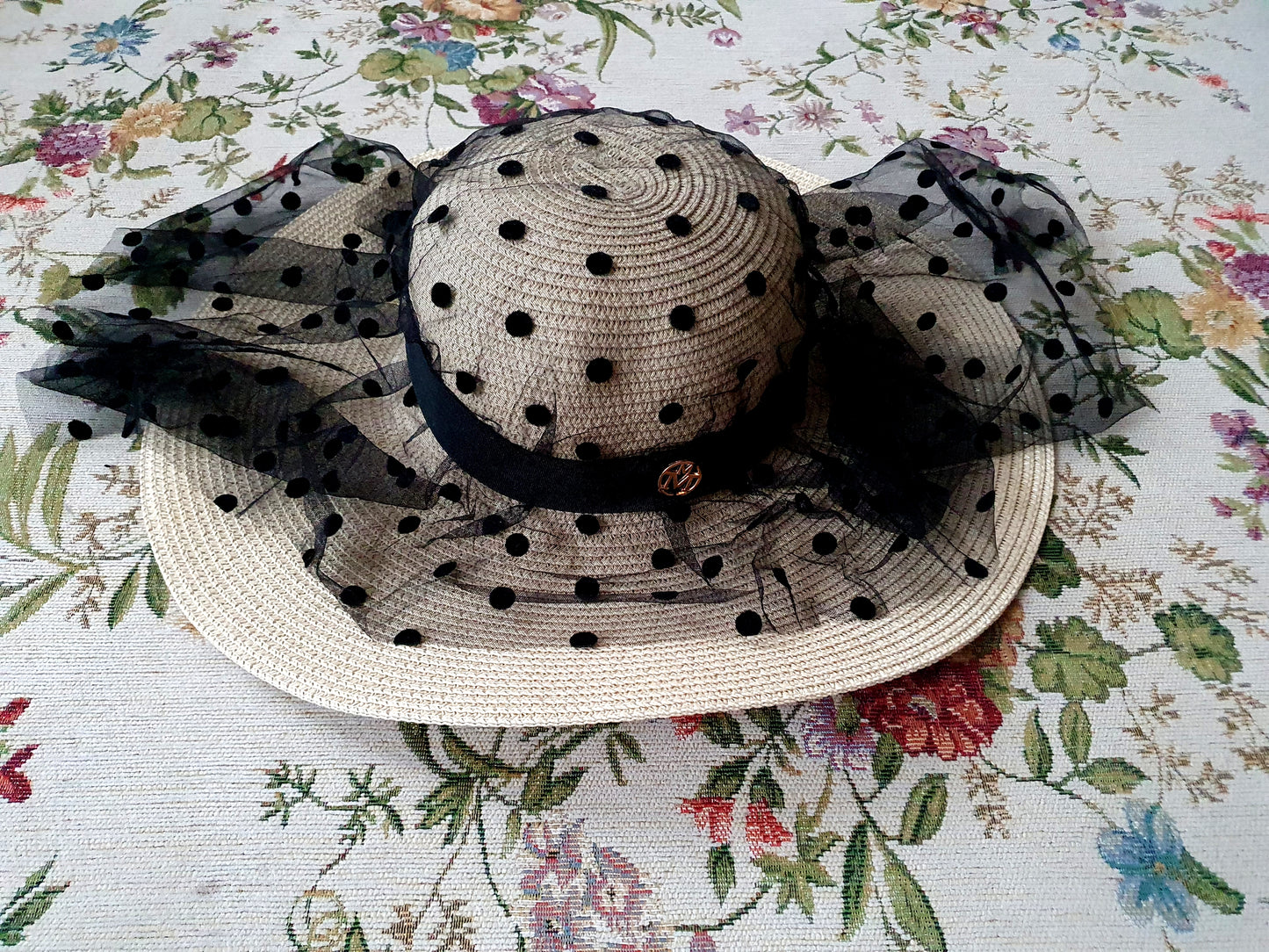 The Polka Dot Lady Straw Hat