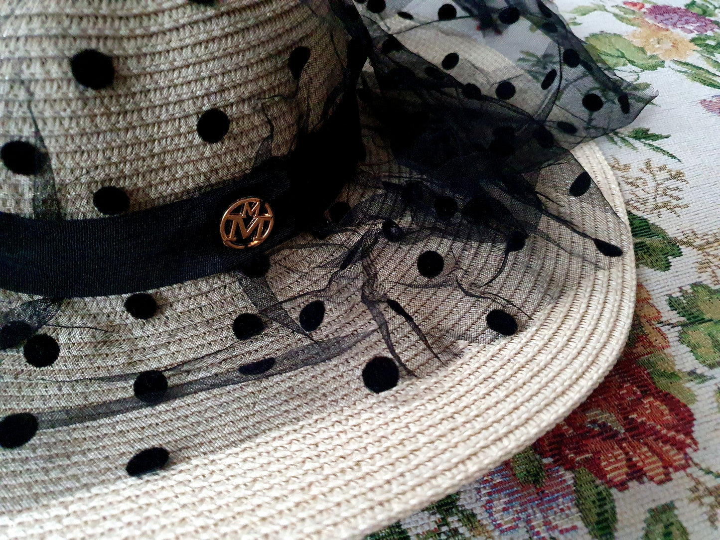 The Polka Dot Lady Straw Hat