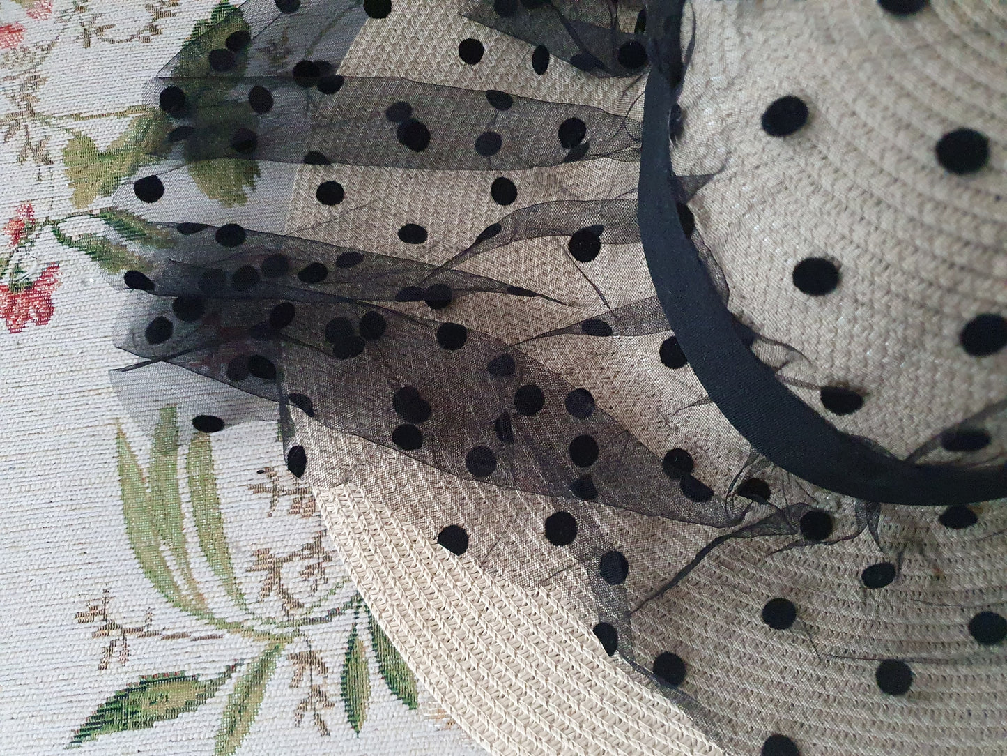 The Polka Dot Lady Straw Hat