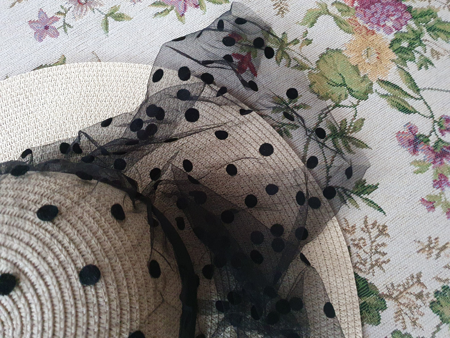 The Polka Dot Lady Straw Hat