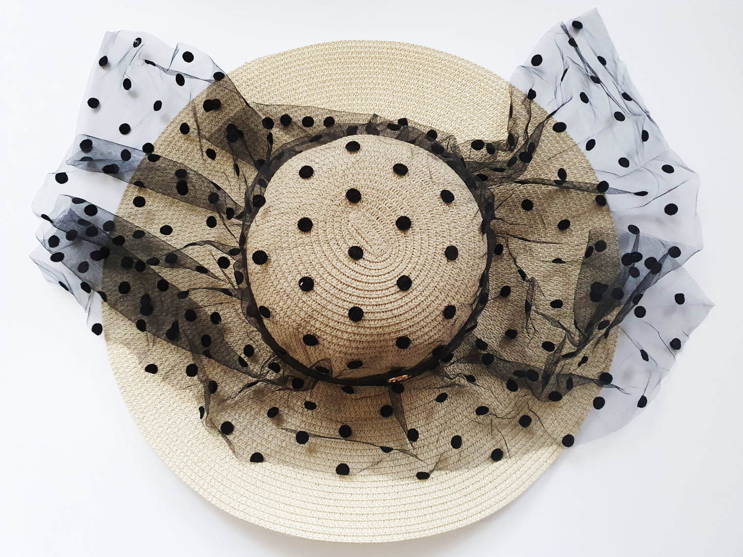 The Polka Dot Lady Straw Hat