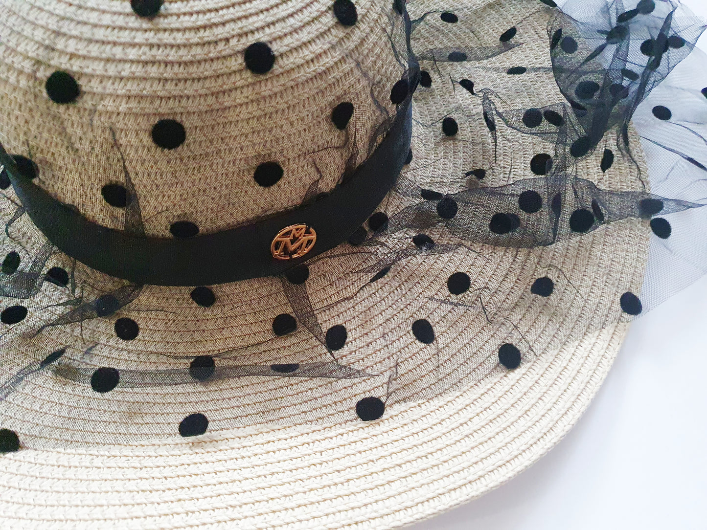 The Polka Dot Lady Straw Hat