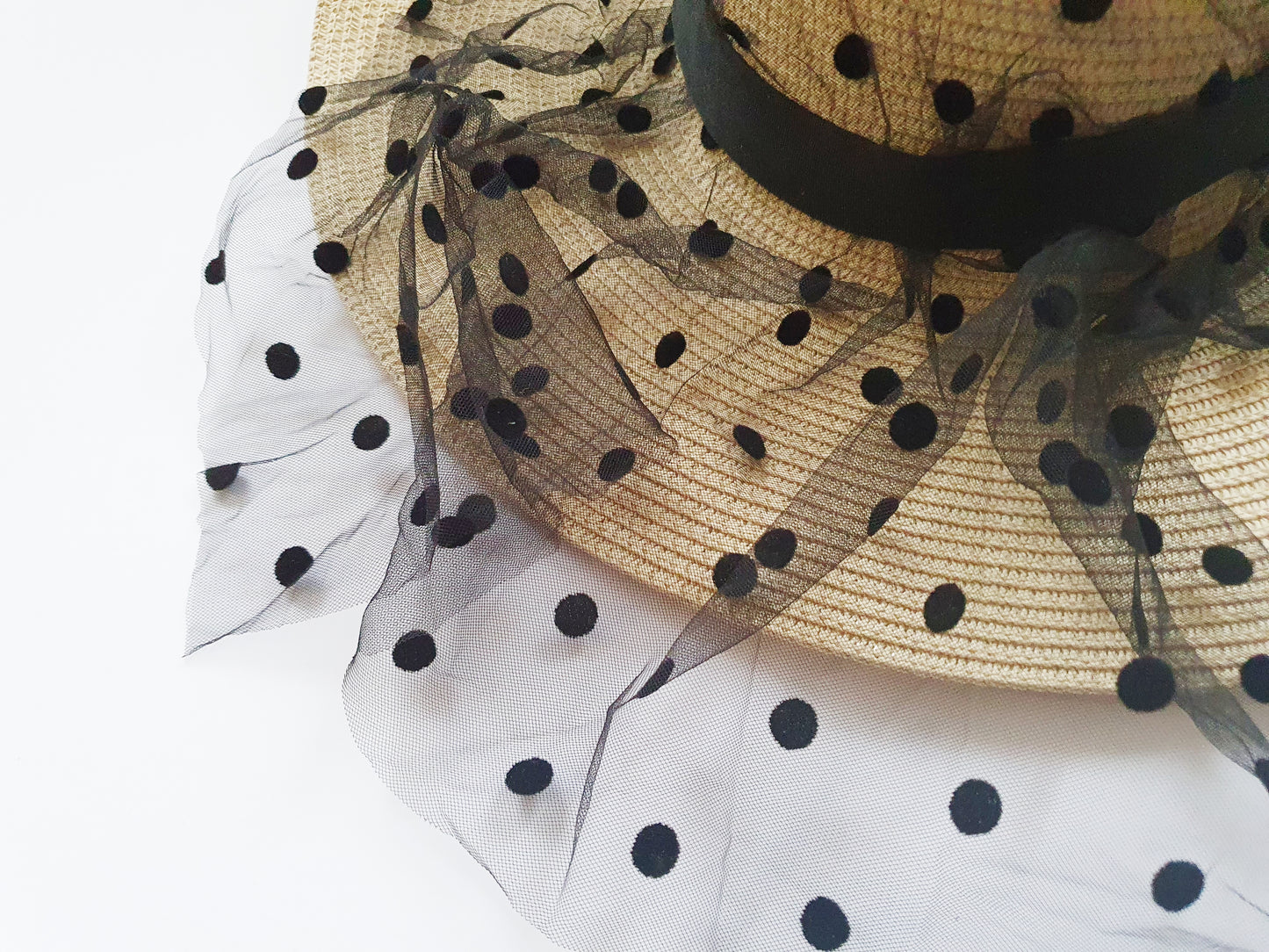 The Polka Dot Lady Straw Hat