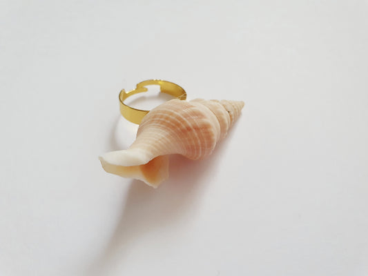 The Beige Mermaid Treasure Ring