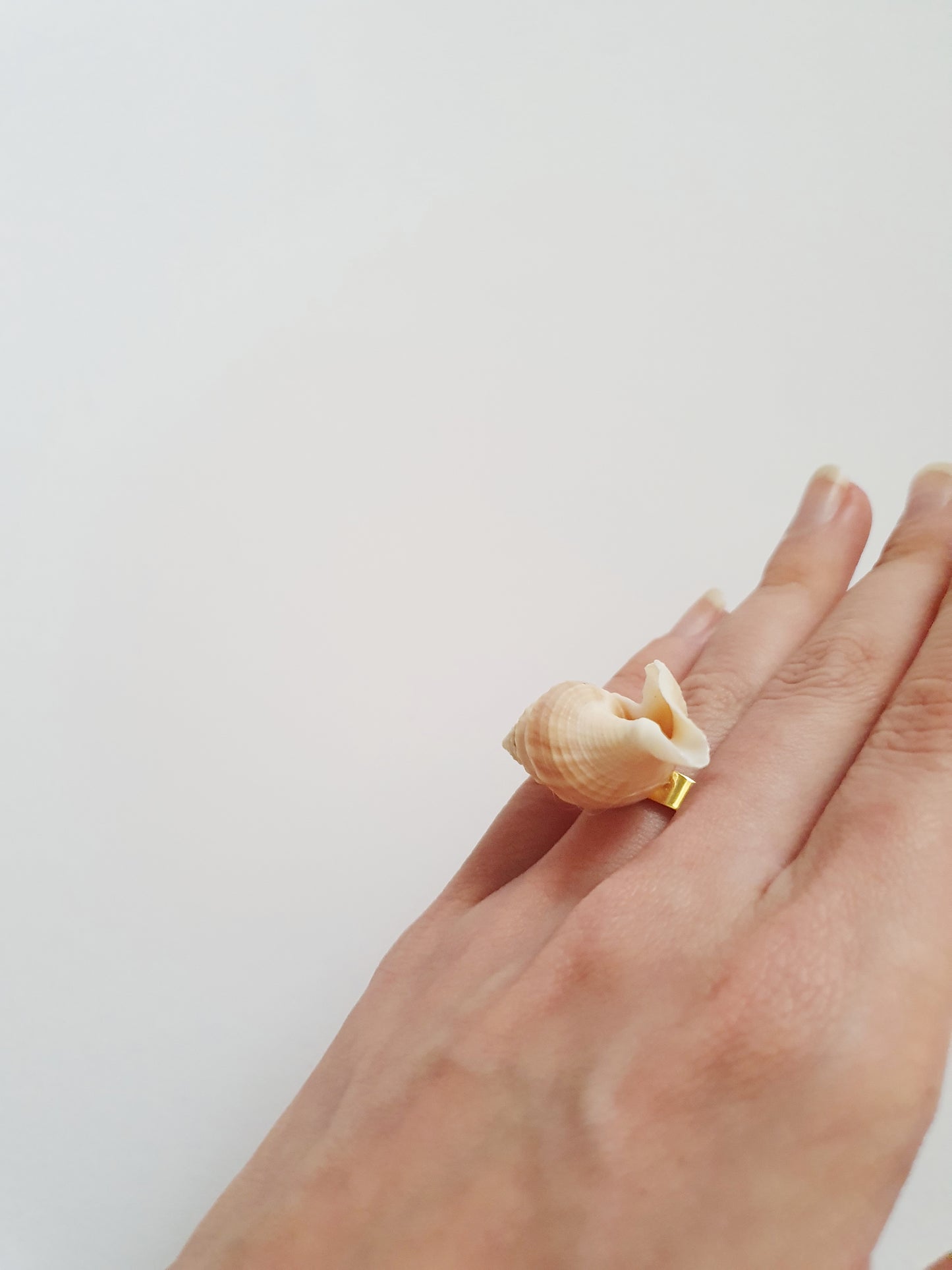 The Beige Mermaid Treasure Ring