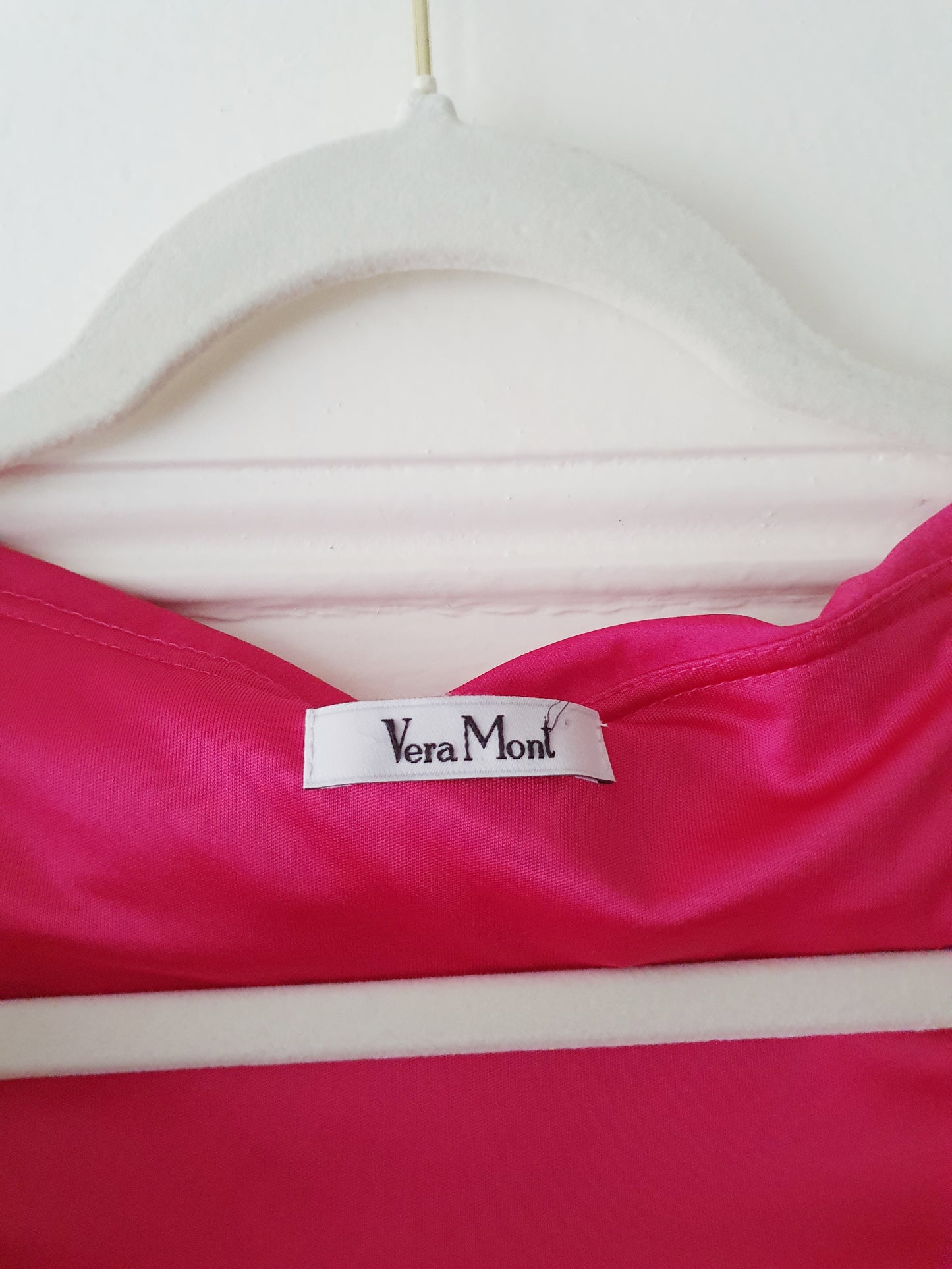 Authentic Vintage Blouse by Vera Mont Pink in Size 38 M