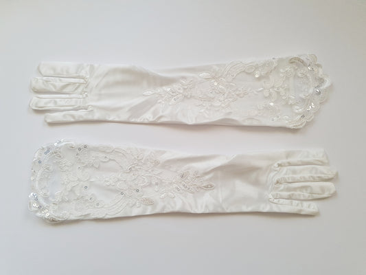 The Luxurious Grace Bridal Gloves - Size S