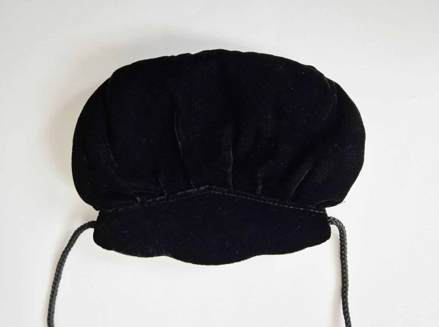 Authentic Vintage Black Velvet Bag