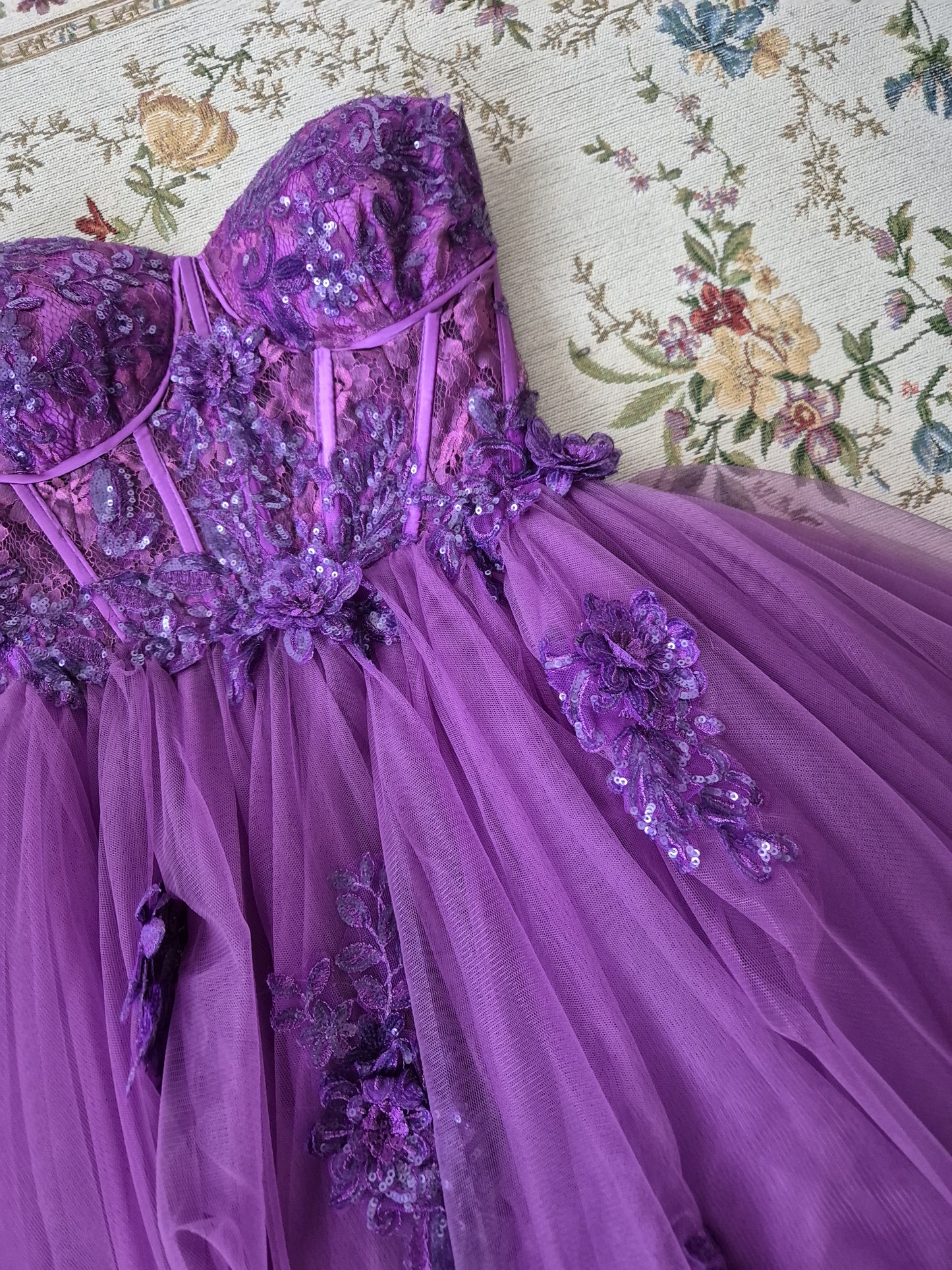 The Amethyst Queen Gown