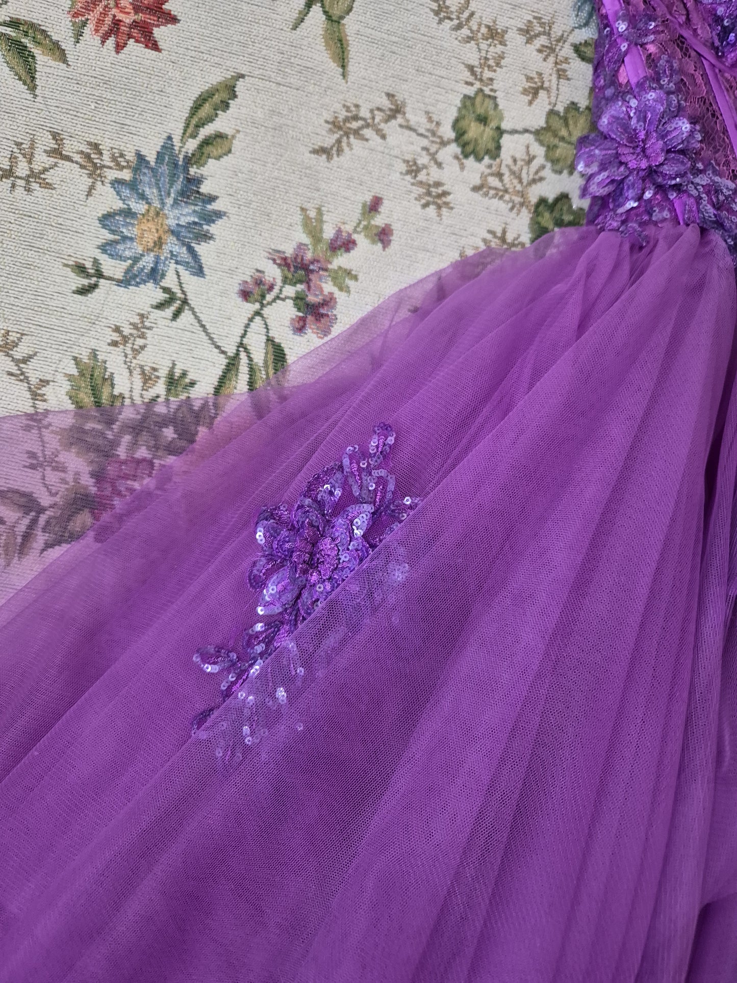 The Amethyst Queen Gown