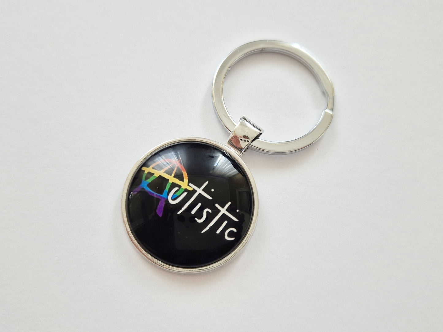 The Autistic Pride Key Chain