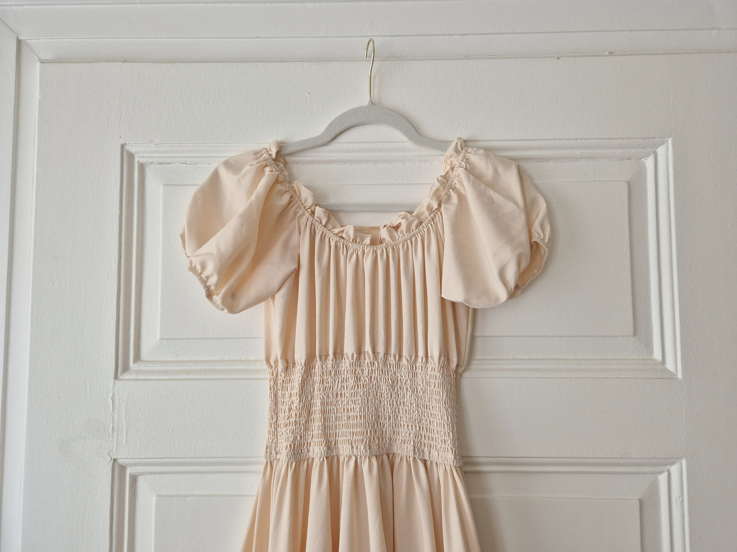 The Milk Maid Gown in Beige - Size XXS-S