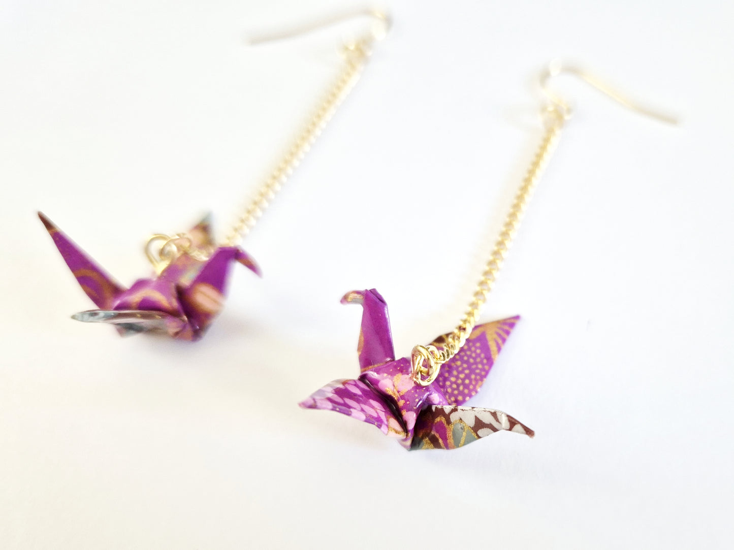 The Origami Love Earrings