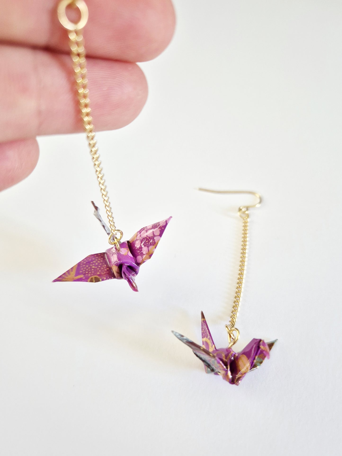 The Origami Love Earrings