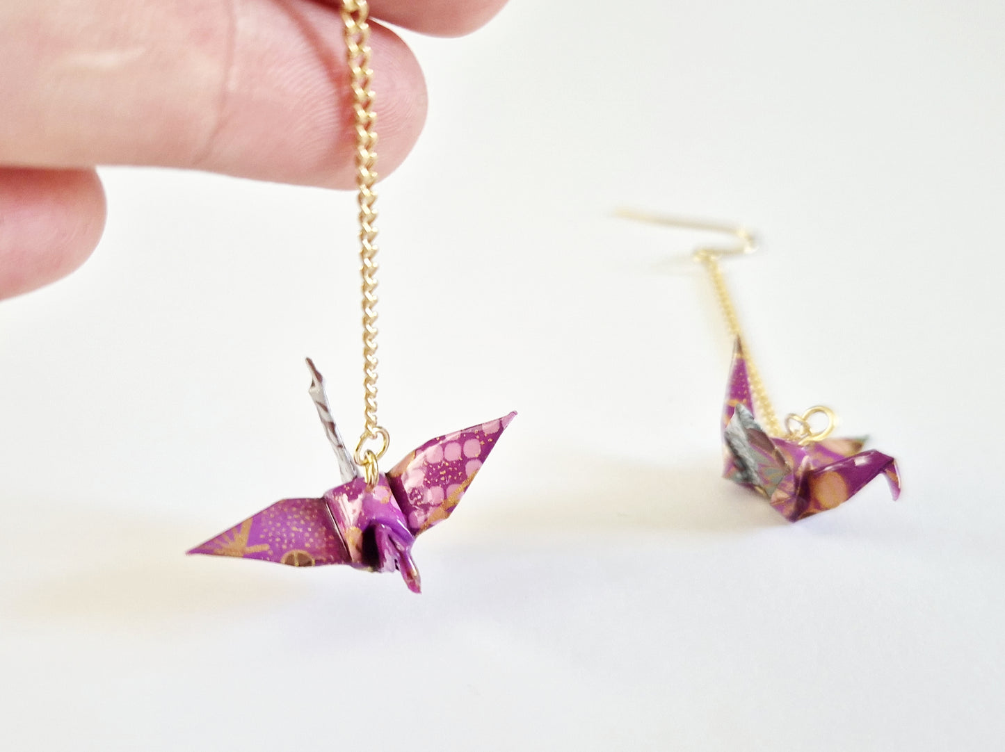 The Origami Love Earrings