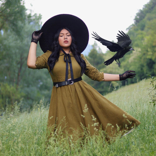 The Black Maya Straw Hat