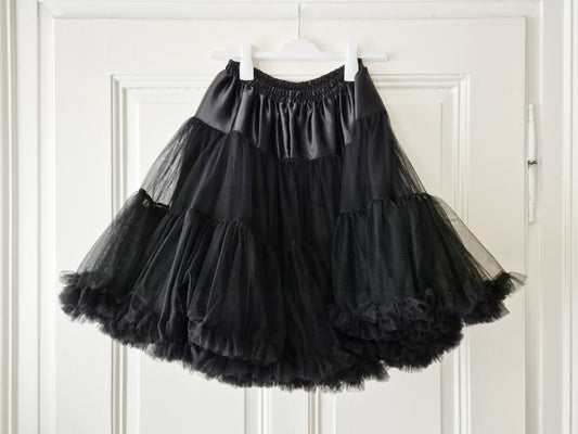 The Rockabilly Petticoat - Black, One Size