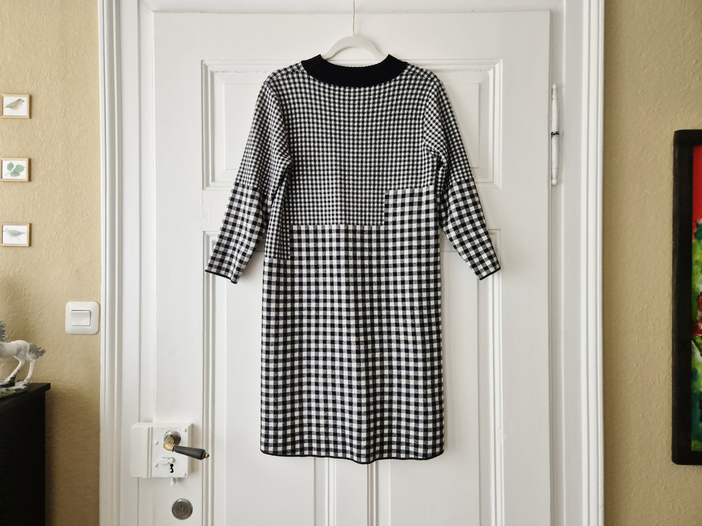 The Houndstooth Wool Dress