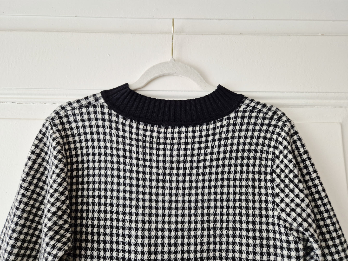 The Houndstooth Wool Dress