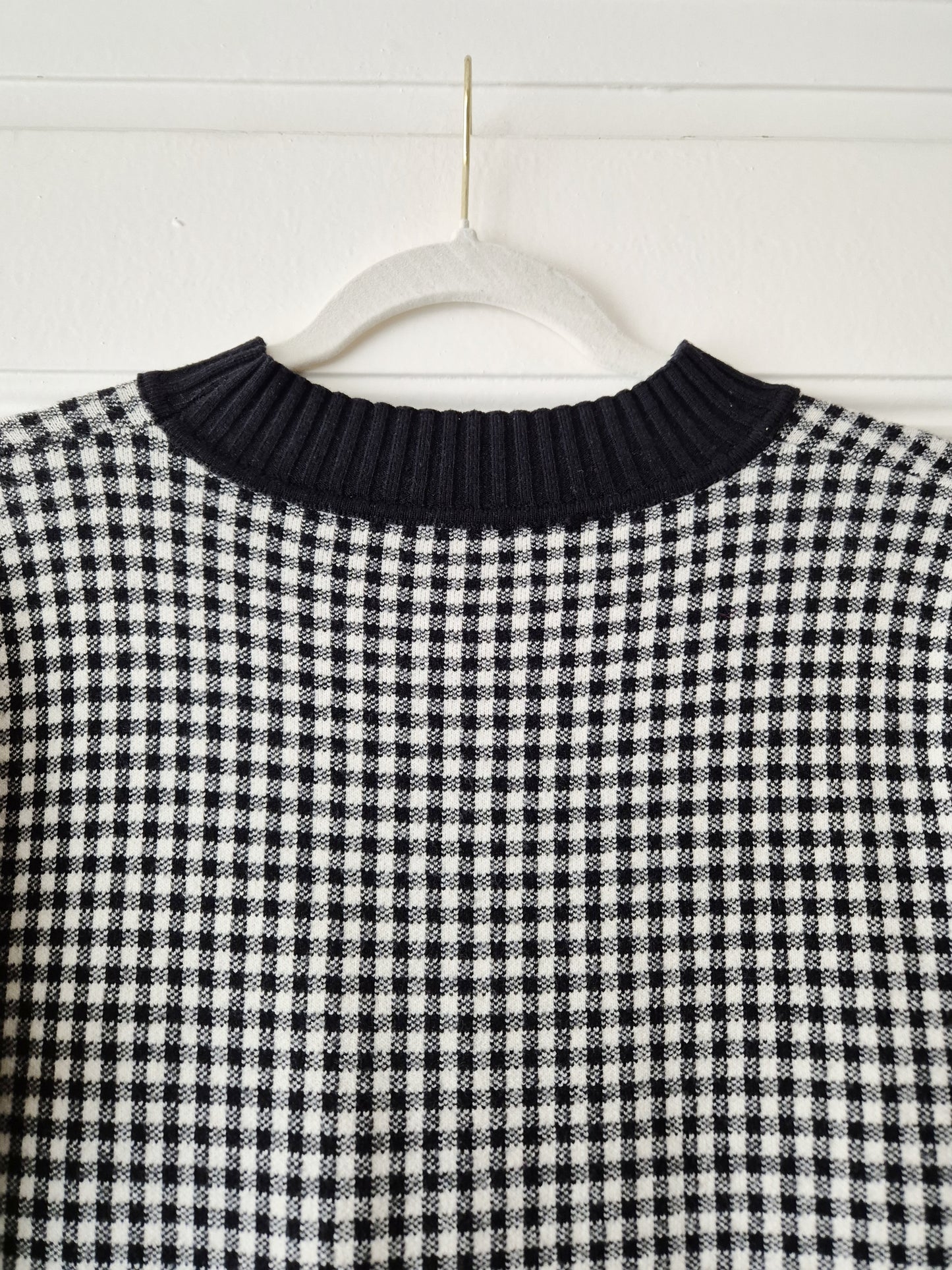 The Houndstooth Wool Dress