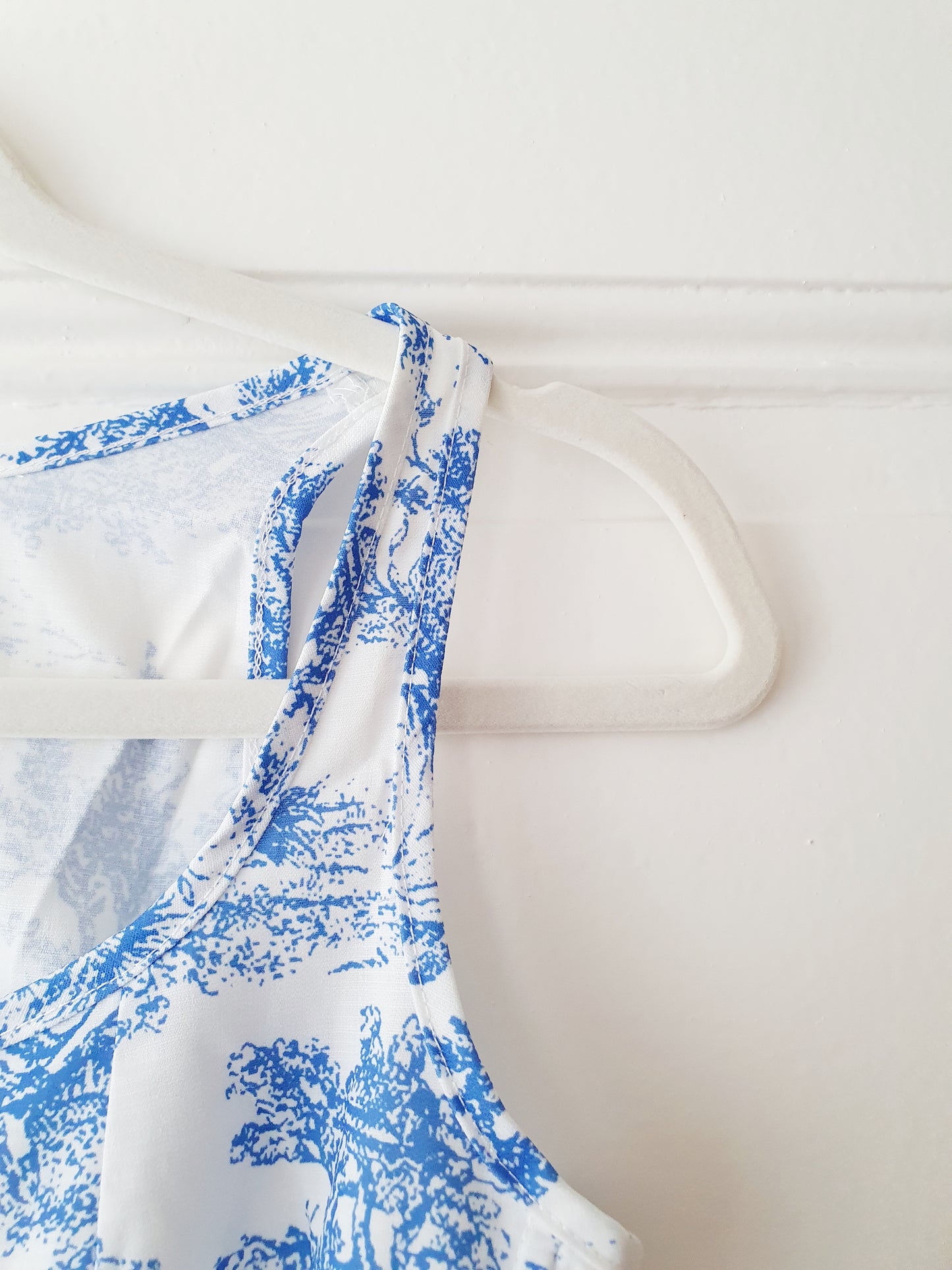 The Delft Blue Corset Top