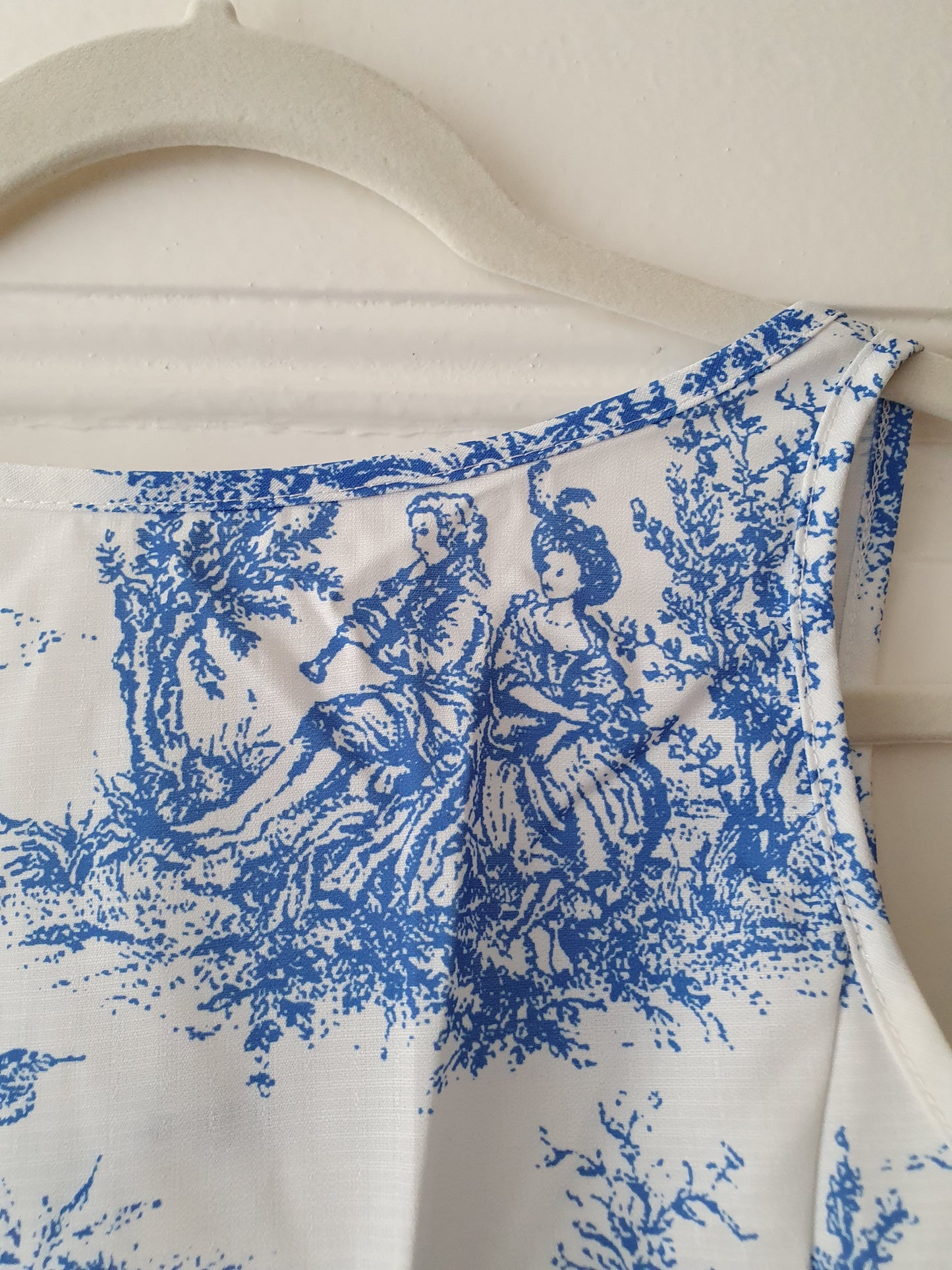 The Delft Blue Corset Top