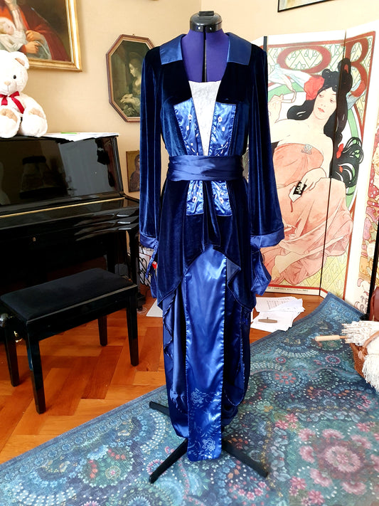 The Rose DeWitt Bukater Blue Flying Gown