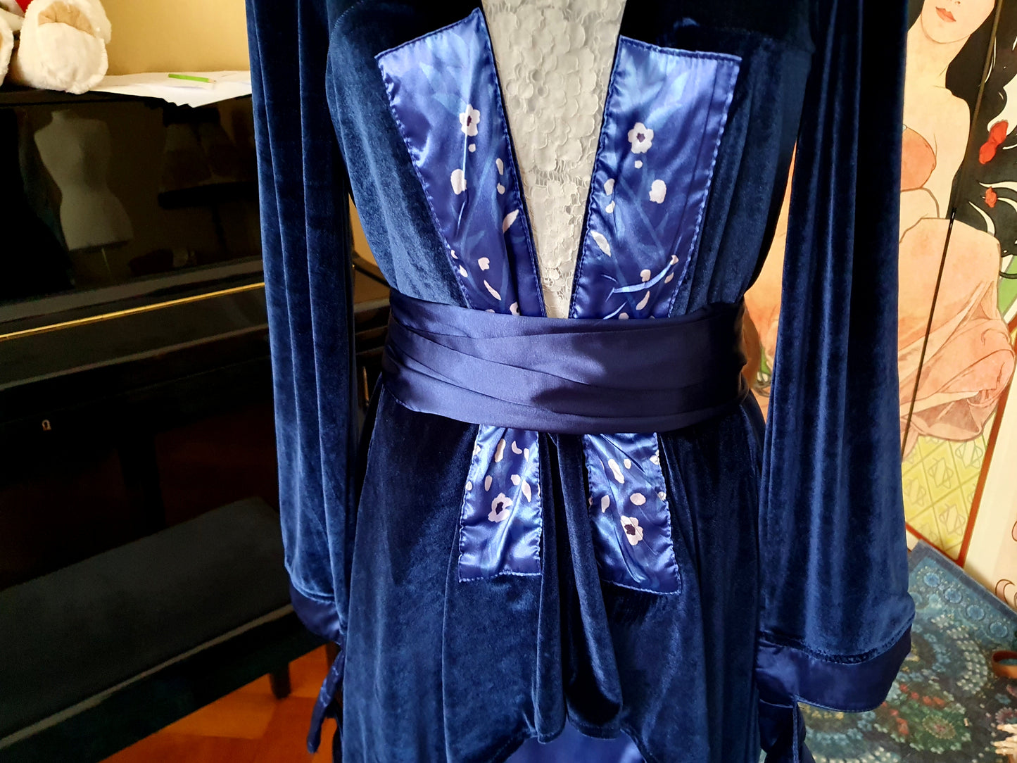 The Rose DeWitt Bukater Blue Flying Gown