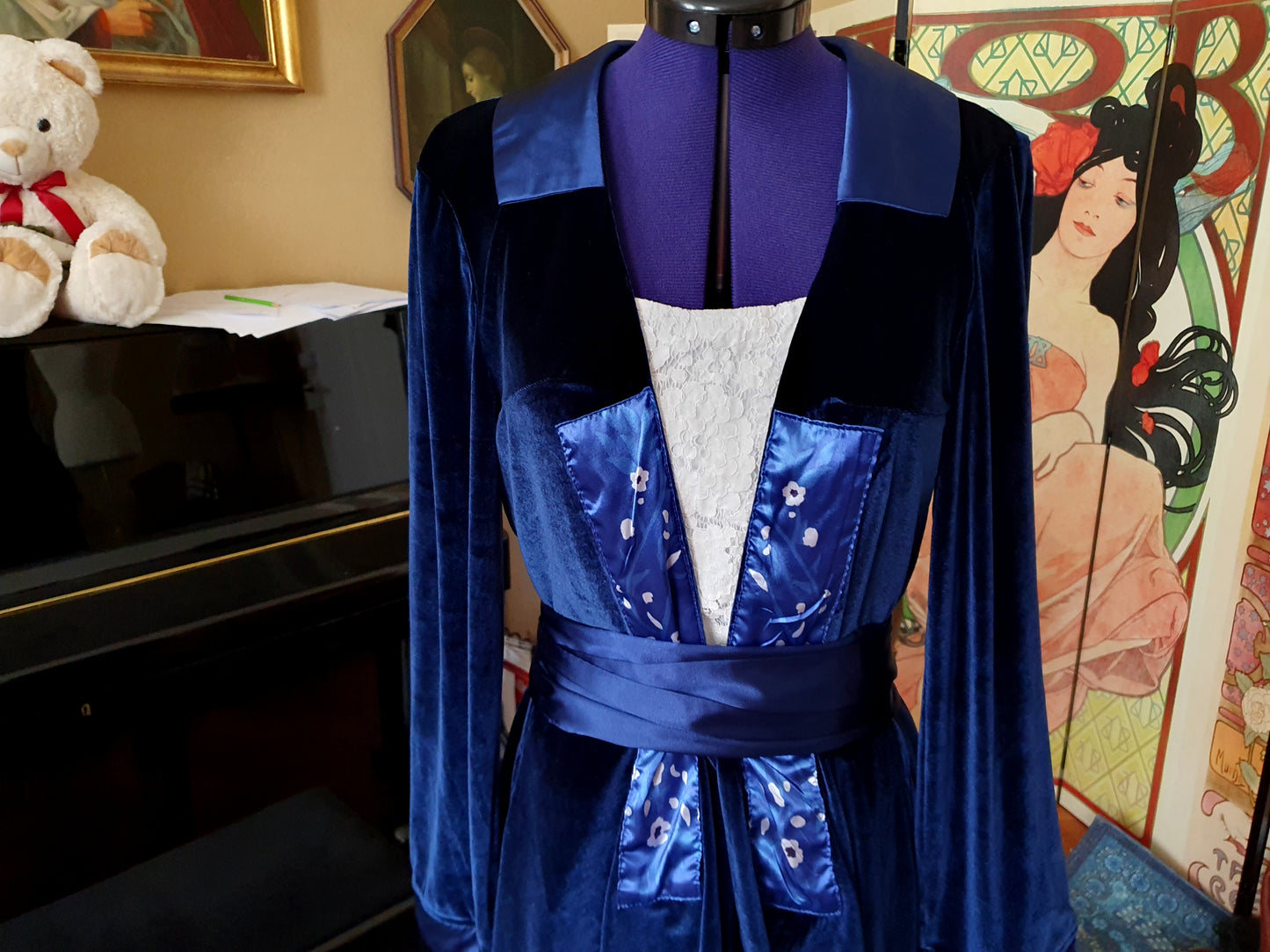 The Rose DeWitt Bukater Blue Flying Gown