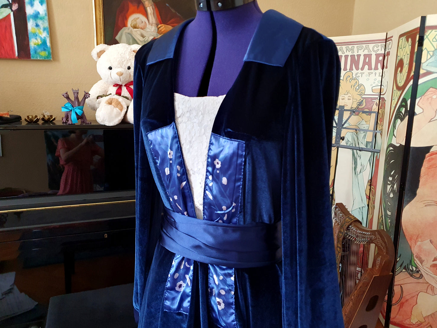 The Rose DeWitt Bukater Blue Flying Gown