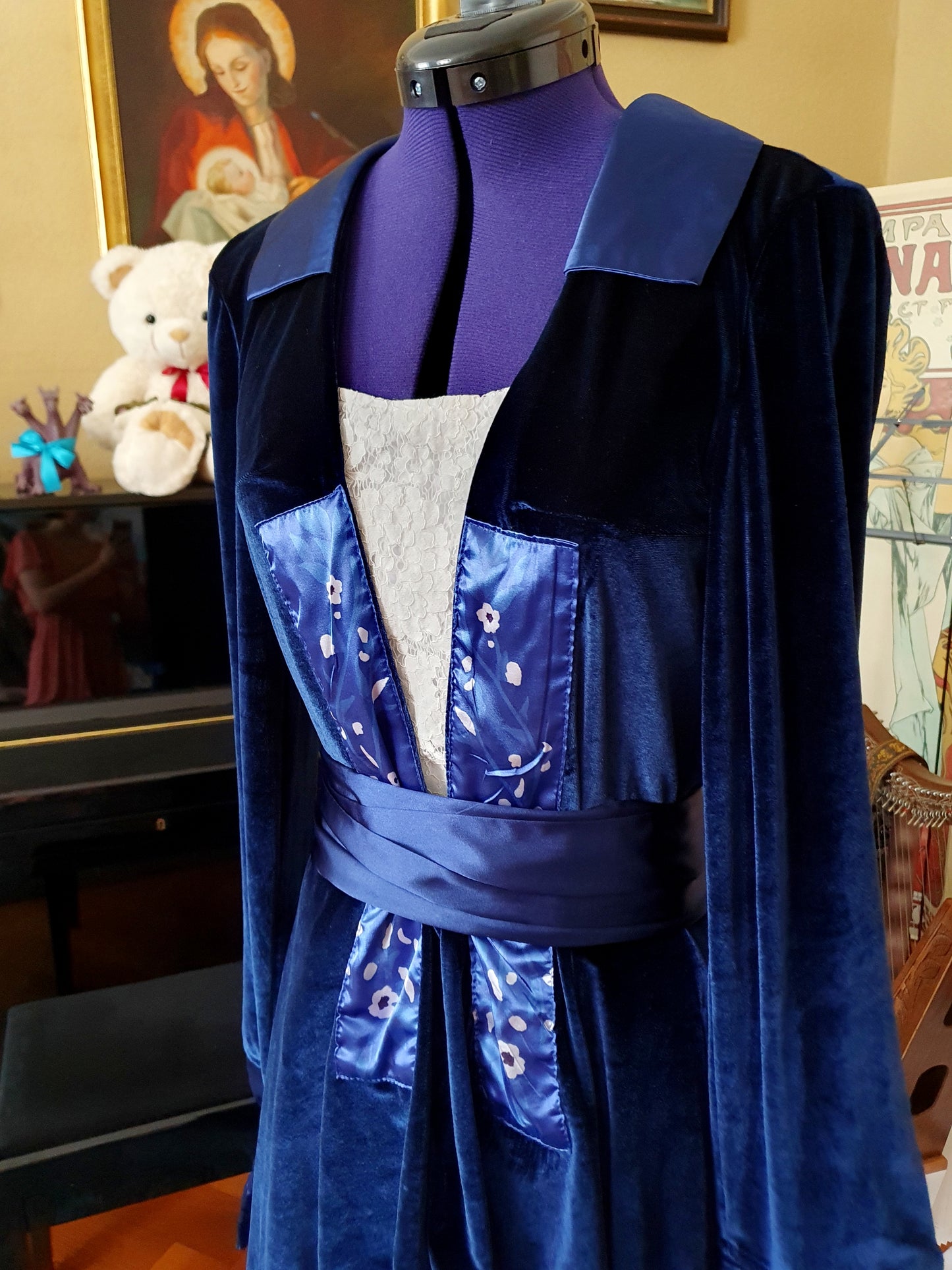 The Rose DeWitt Bukater Blue Flying Gown