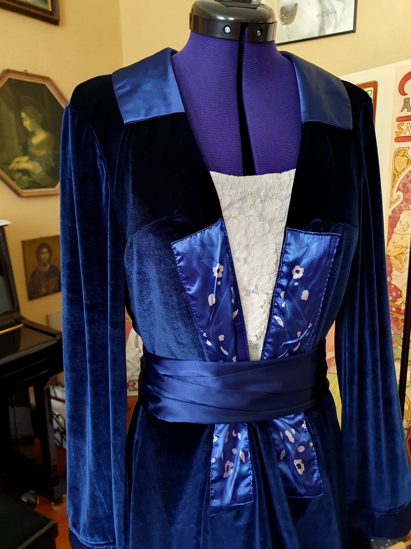 The Rose DeWitt Bukater Blue Flying Gown