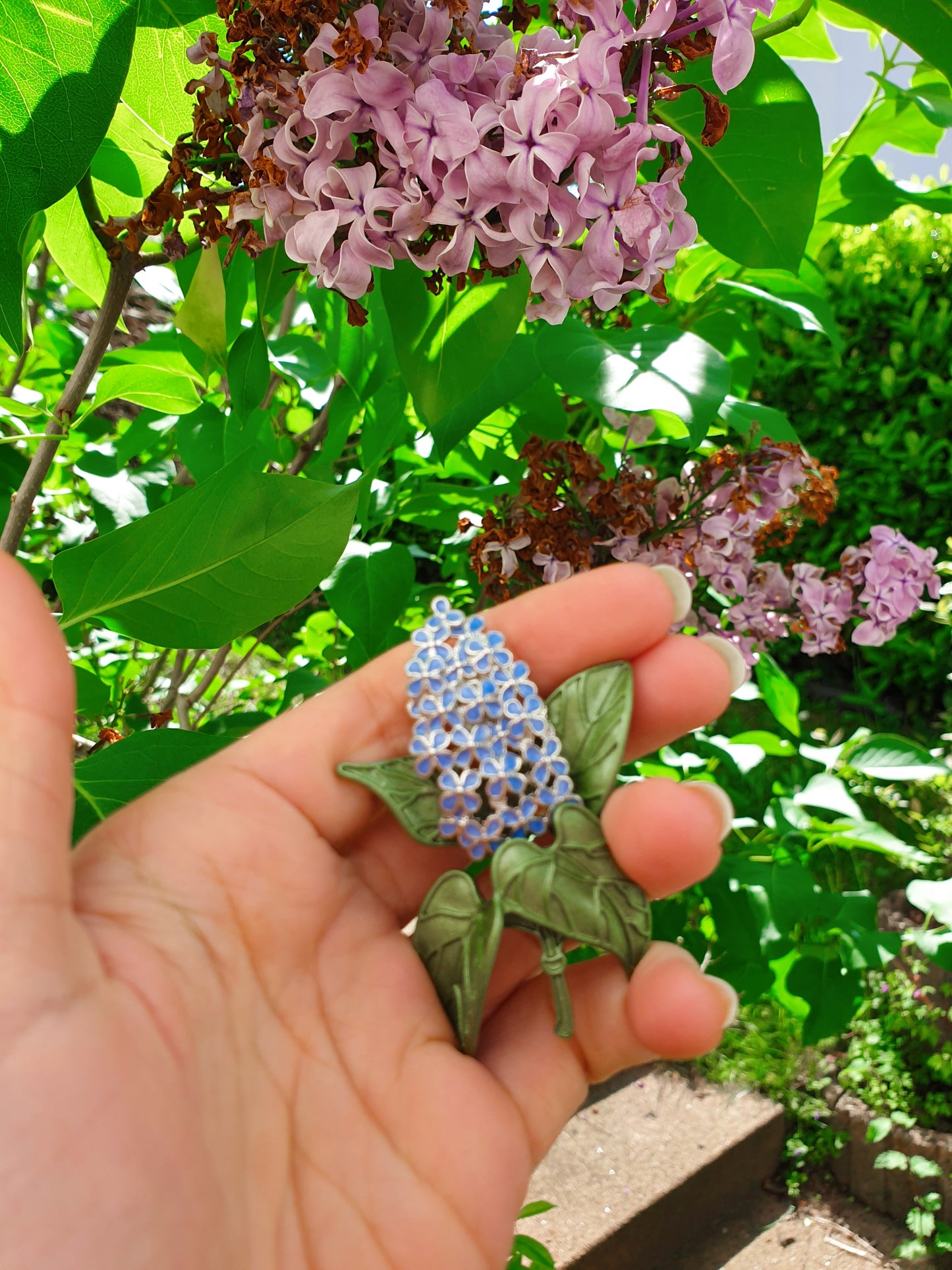 The Lilac Bloom Brooch