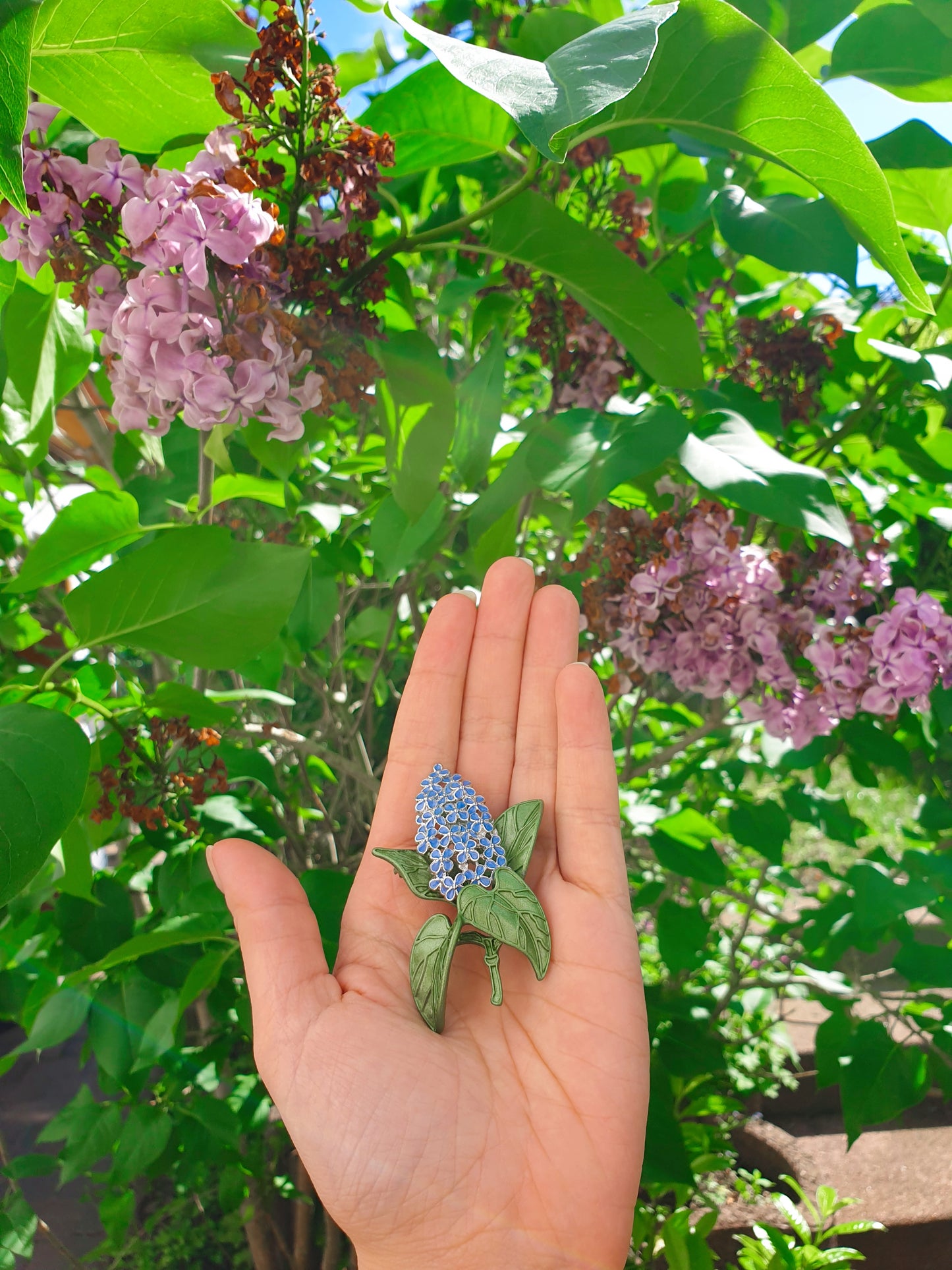 The Lilac Bloom Brooch