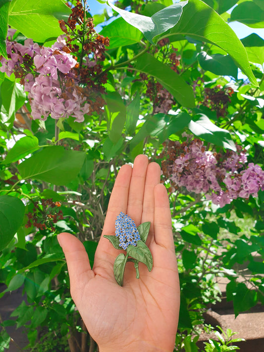 The Lilac Bloom Brooch