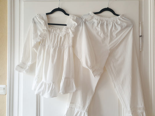 The White Victorian Pyjama