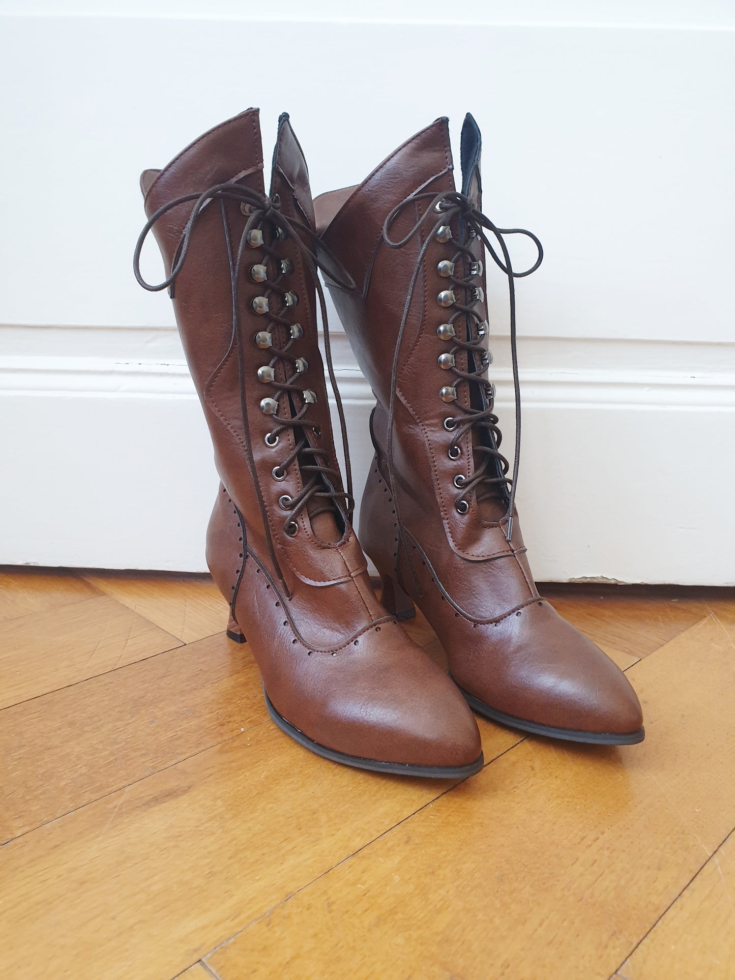 The Brown Victorian Boots