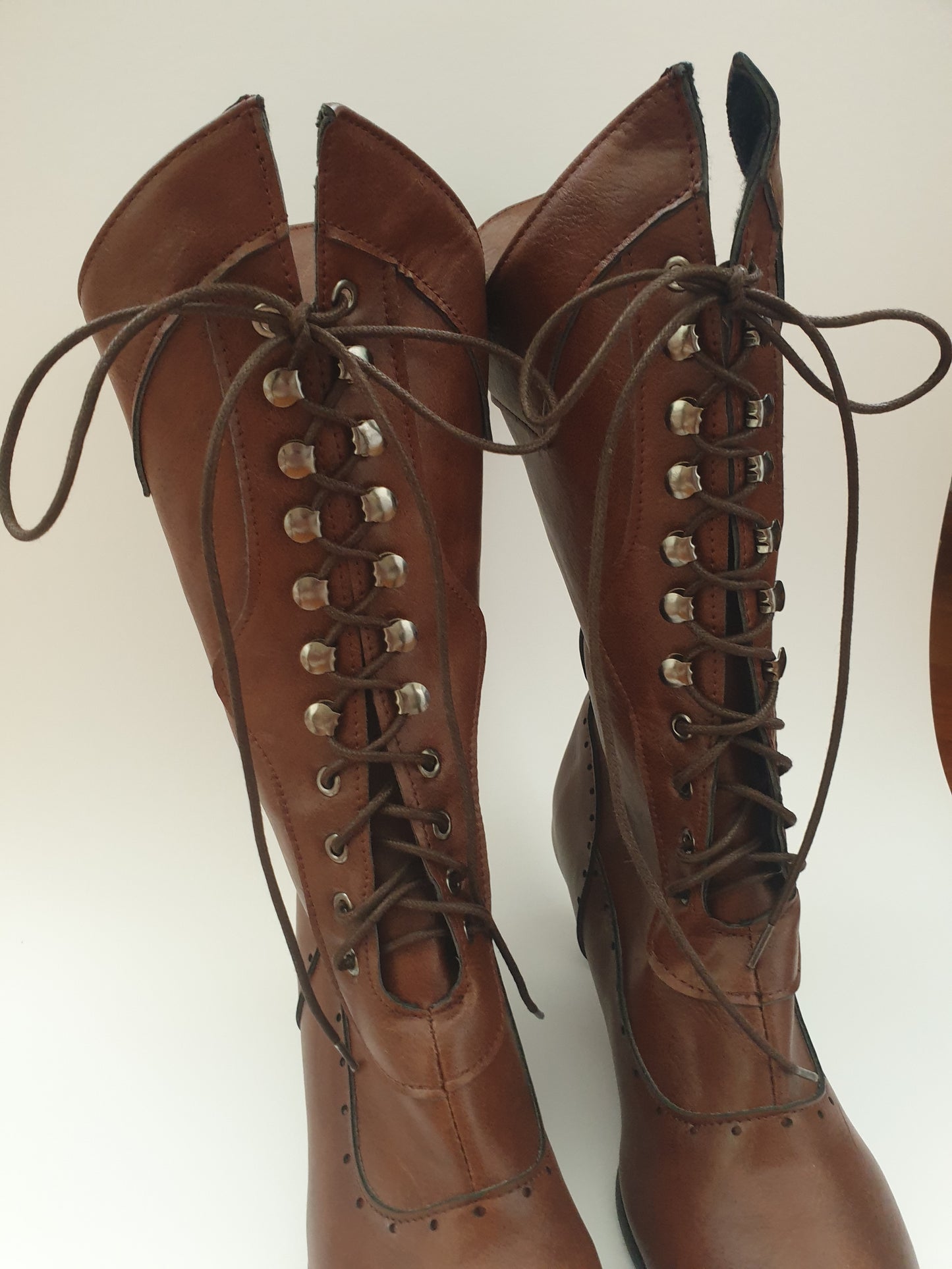 The Brown Victorian Boots