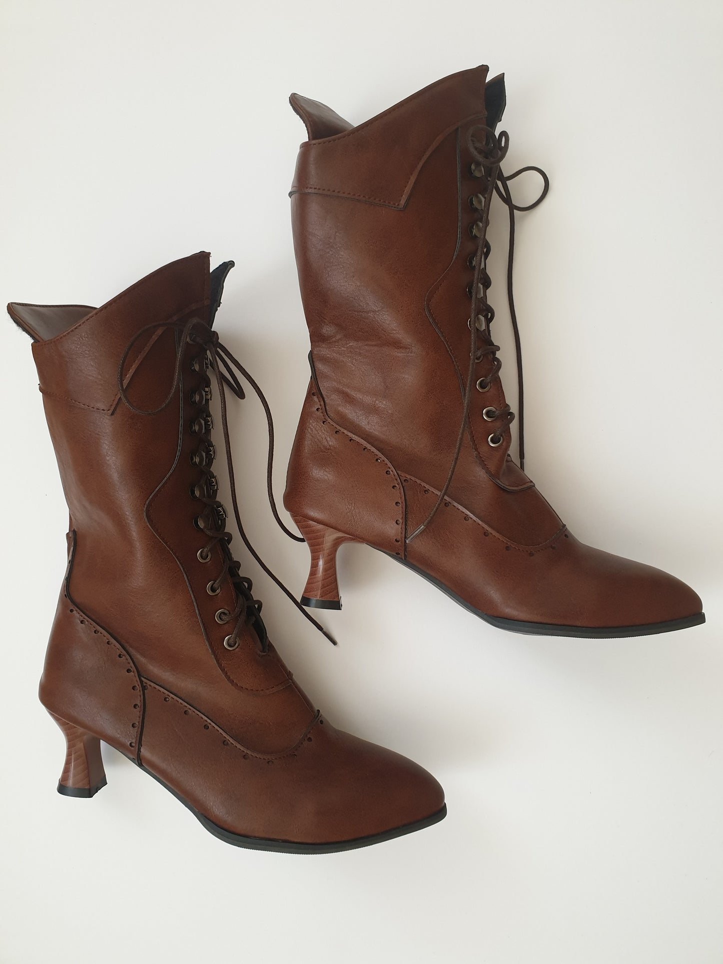 The Brown Victorian Boots