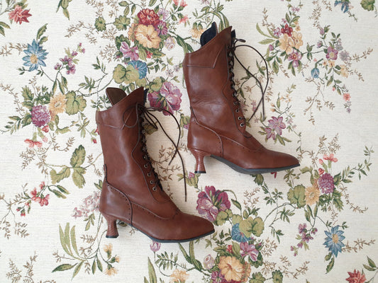 The Brown Victorian Boots