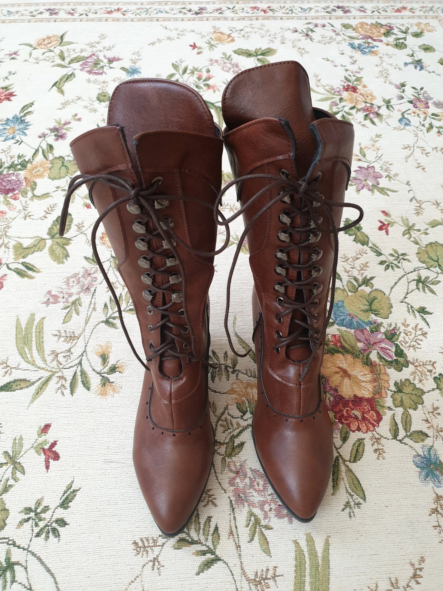 The Brown Victorian Boots