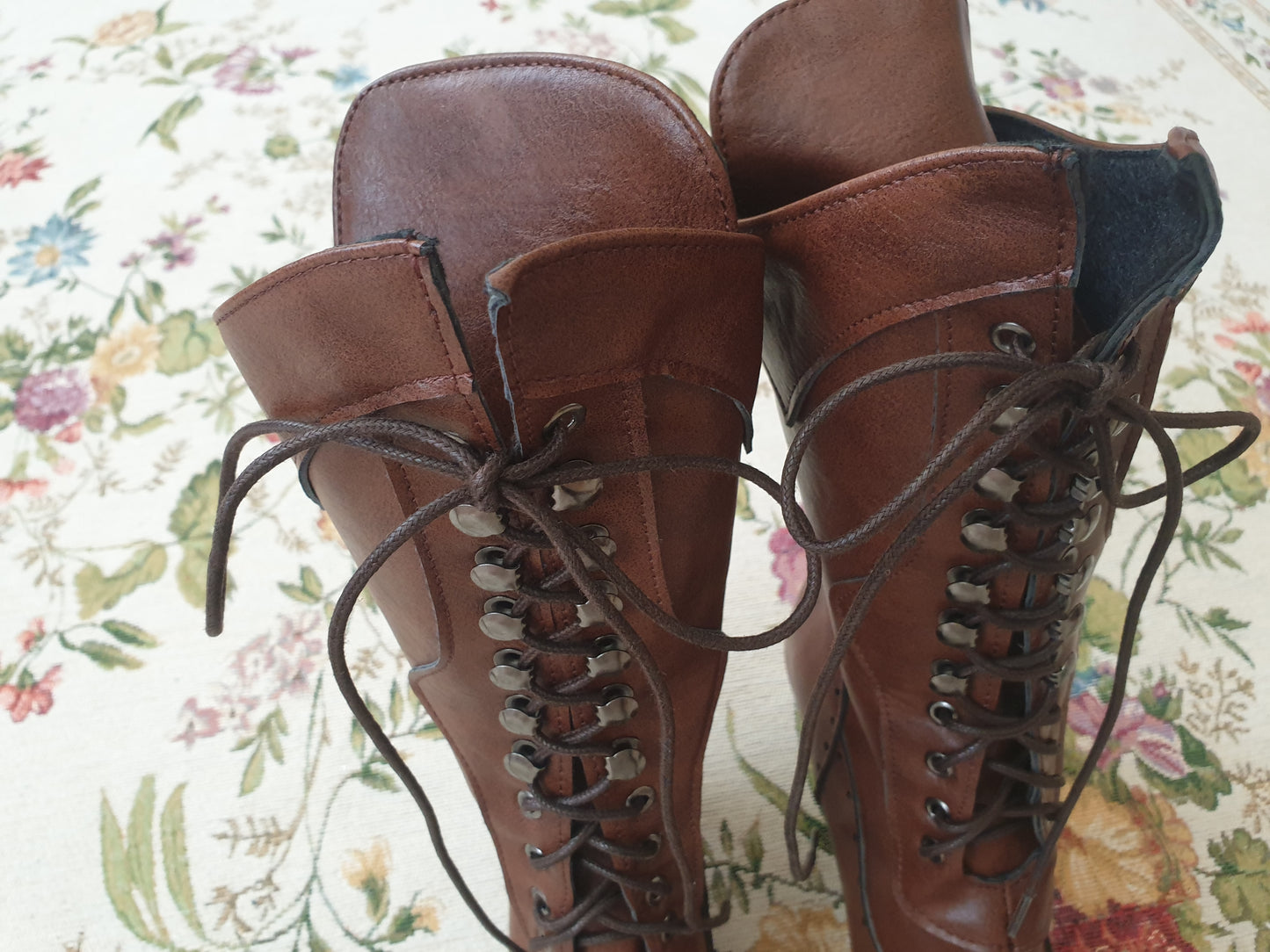 The Brown Victorian Boots