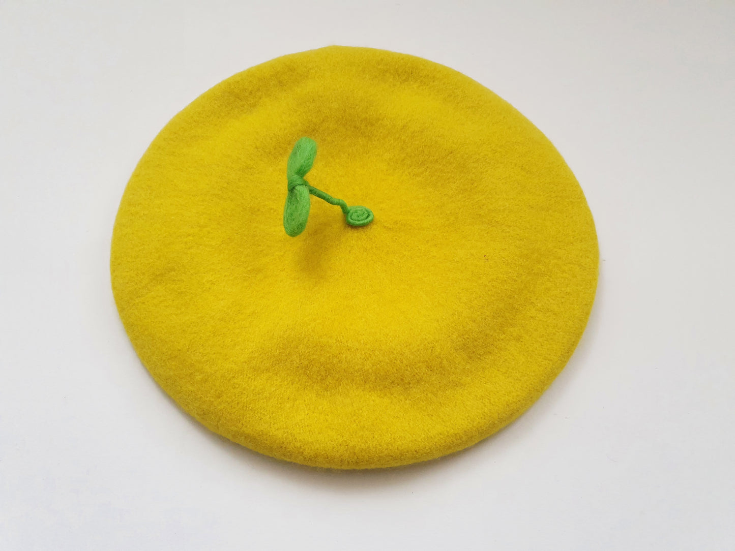 The Plant A Seed Beret In Yellow